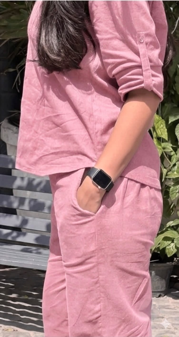 Blush Pink Everyday Shirt & Trouser Co-ord Set